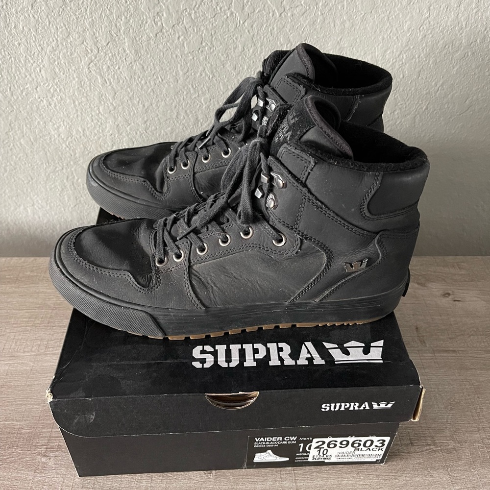 Mens Supra high tops (worn once)